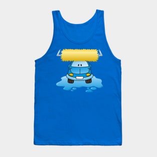 Carwash Cartoon Tank Top